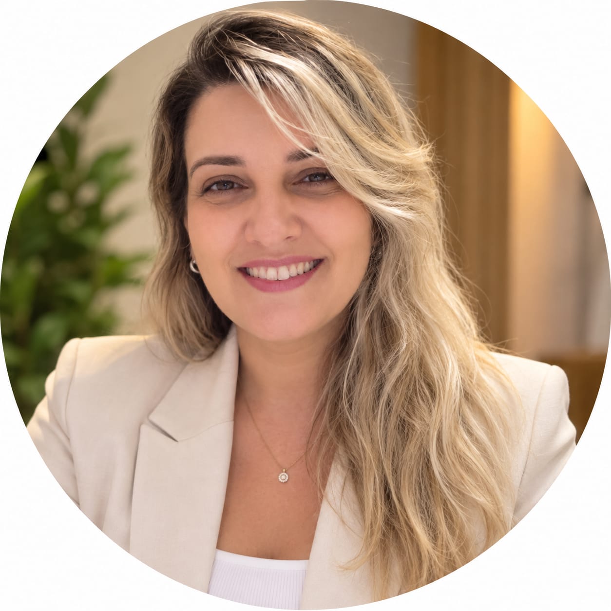 Luciene Torres em ambiente profissional
